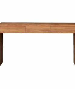 Ethnicraft Consoles Teak 3 Drawer Kubus Console