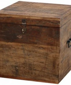 Alliance Trunks Wooden Storage Trunk With Lid