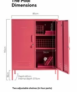 Mustard Midi Locker Mustard Lockers