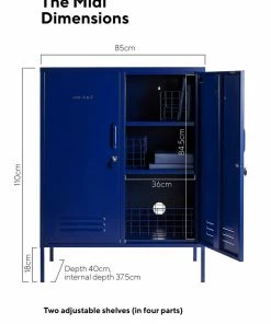 Mustard Midi Locker Mustard Lockers