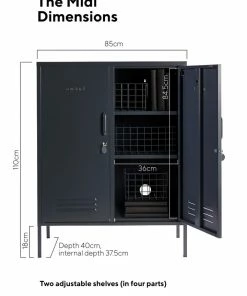 Mustard Midi Locker Mustard Lockers