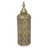 H & G Filigree Antique Bronze Lantern Homewares