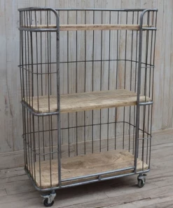 Philbee Portable Industrial Bookshelf Bookcases