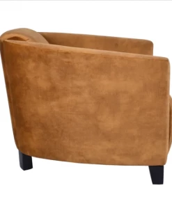 Alliance Occasional Chairs Velvet Tub Armchair