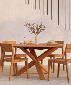 Outdoor Furniture & Accessories Ethnicraft Round Outdoor Table