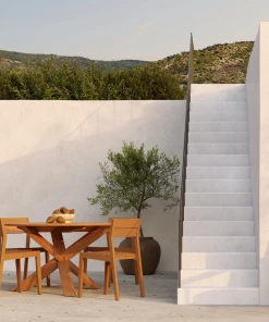 Outdoor Furniture & Accessories Ethnicraft Round Outdoor Table