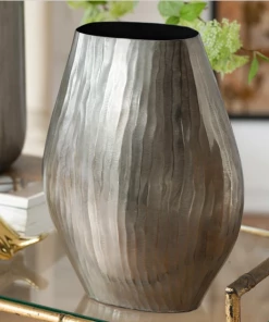 Alliance Homewares Aluminium Oval Vase