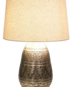 H & G Metal Table Lamp