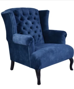 Alliance Velvet Wingback Chair