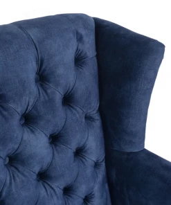 Alliance Velvet Wingback Chair