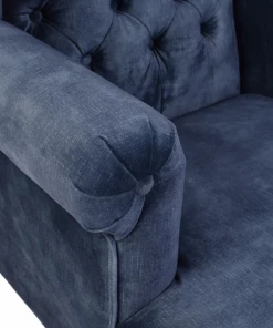 Alliance Velvet Wingback Chair