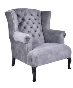Alliance Velvet Wingback Chair