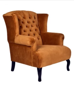 Alliance Velvet Wingback Chair