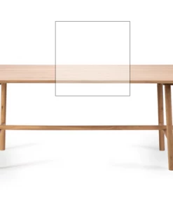 Bayside Ethnicraft Oak Profile Dining Table Dining Tables