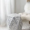 Alliance Side Tables Capiz Hexagonal Side Table