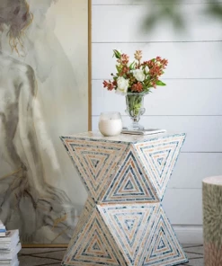 Alliance Capiz Square Side Table Side Tables