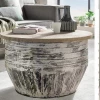 Philbee White Wash Coffee Table Coffee Tables
