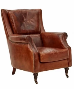 Alliance Springfield Aged Leather Armchair
