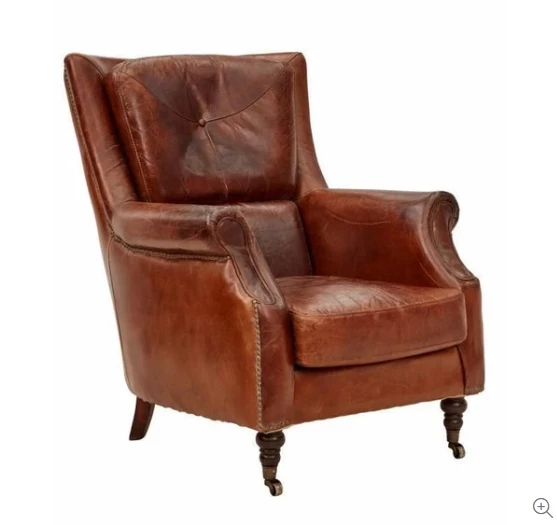 Alliance Springfield Aged Leather Armchair 1 Alliance Springfield Aged Leather Armchair