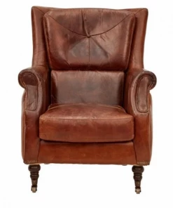 Alliance Springfield Aged Leather Armchair 6 Alliance Springfield Aged Leather Armchair