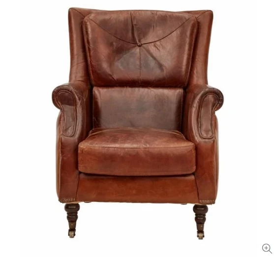 Alliance Springfield Aged Leather Armchair 3 Alliance Springfield Aged Leather Armchair