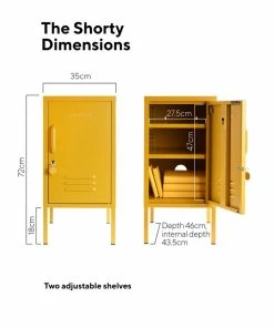 Mustard Shorty Locker Mustard Lockers