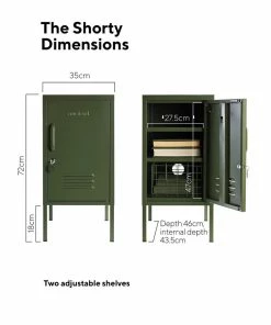 Mustard Shorty Locker Mustard Lockers