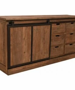 Alliance Sideboards And Cabinets Track Sliding Door Sideboard