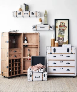 SLH Bar Trolleys Mini Home Bar Trolley / Cart