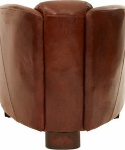 Alliance Aged Leather Tub Chair
