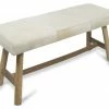PFS Furniture Sales Benches Cowhide Bench
