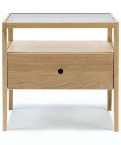 Ethnicraft Bedside Tables Oak Spindle Bedside