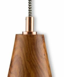 H & G Wooden Pendant Hanging Light