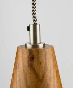 H & G Wooden Pendant Hanging Light