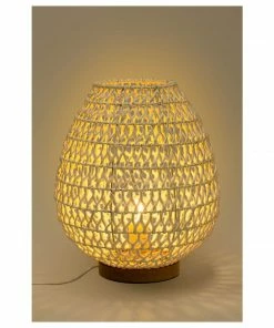 H & G Woven Table Lamp Medium Lighting