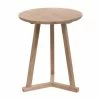 Side Tables Ethnicraft Teak Tripod Side Table