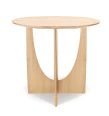 Side Tables Ethnicraft Oak Geometric Side Table 3 Side Tables Ethnicraft Oak Geometric Side Table