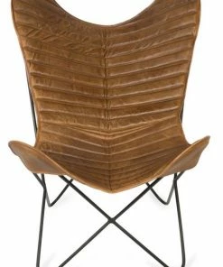 H & G Leather Wing Chair Occasional Chairs