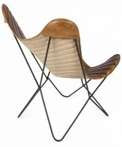 H & G Leather Wing Chair Occasional Chairs