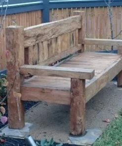 Bayside Outdoor Furniture & Accessories Back Beach Outdoor Bench