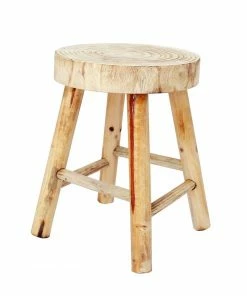 Yellow Brick Stools Wooden Milking Stool