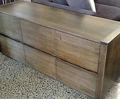 PFS Furniture Sales Custom Made Wide Boy-Recycled Timber Chest Of Drawers