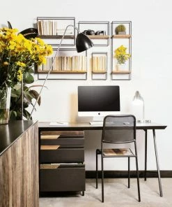 SLH Industrial Floating Wall Shelves Floating Shelves 17 SLH Industrial Floating Wall Shelves Floating Shelves