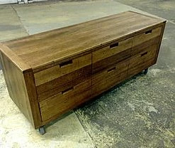 PFS Furniture Sales Custom Made Wide Boy-Recycled Timber Chest Of Drawers