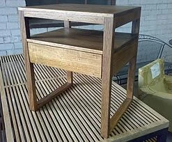 PFS Furniture Sales Bedside-solid Recycled Timber