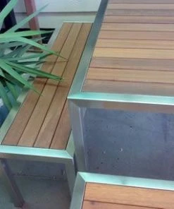 PFS Furniture Sales Outdoor Furniture & Accessories Stainless & Timber Outdoor Furniture